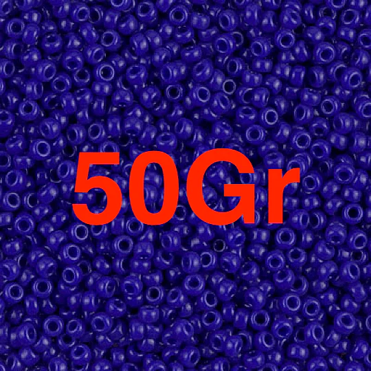 Miyuki Seed Beads 11/0 Opaque Cobalt ,0414-NEW!!! - Image 2