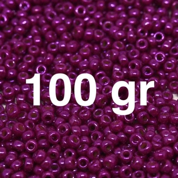 Miyuki Seed Beads 11/0 Opaque Fuchsia Luster , 1465L - Image 3