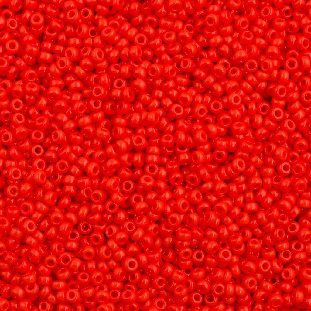 Miyuki Seed Beads 11/0 Opaque Red, 0407
