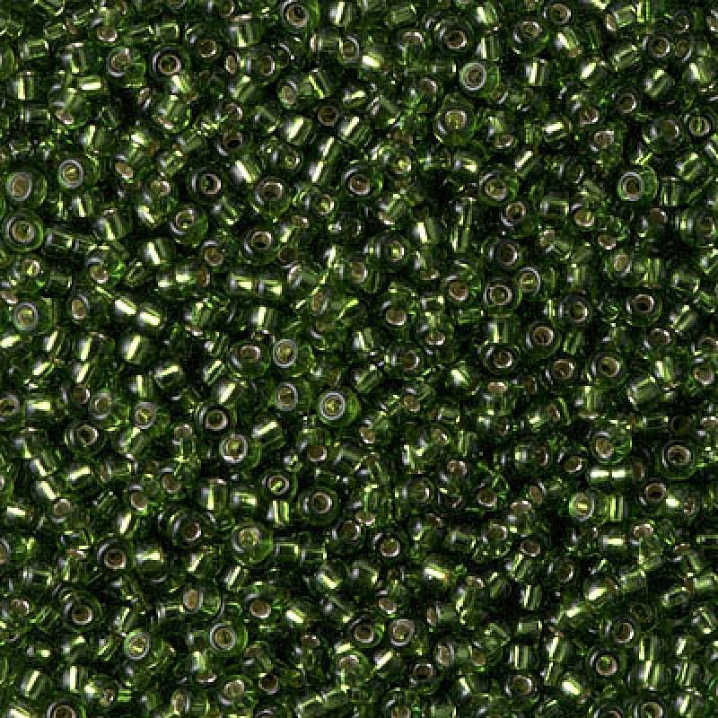 Miyuki Seed Beads 11/0 Silver Lined Olive , 0026-NEW!!!
