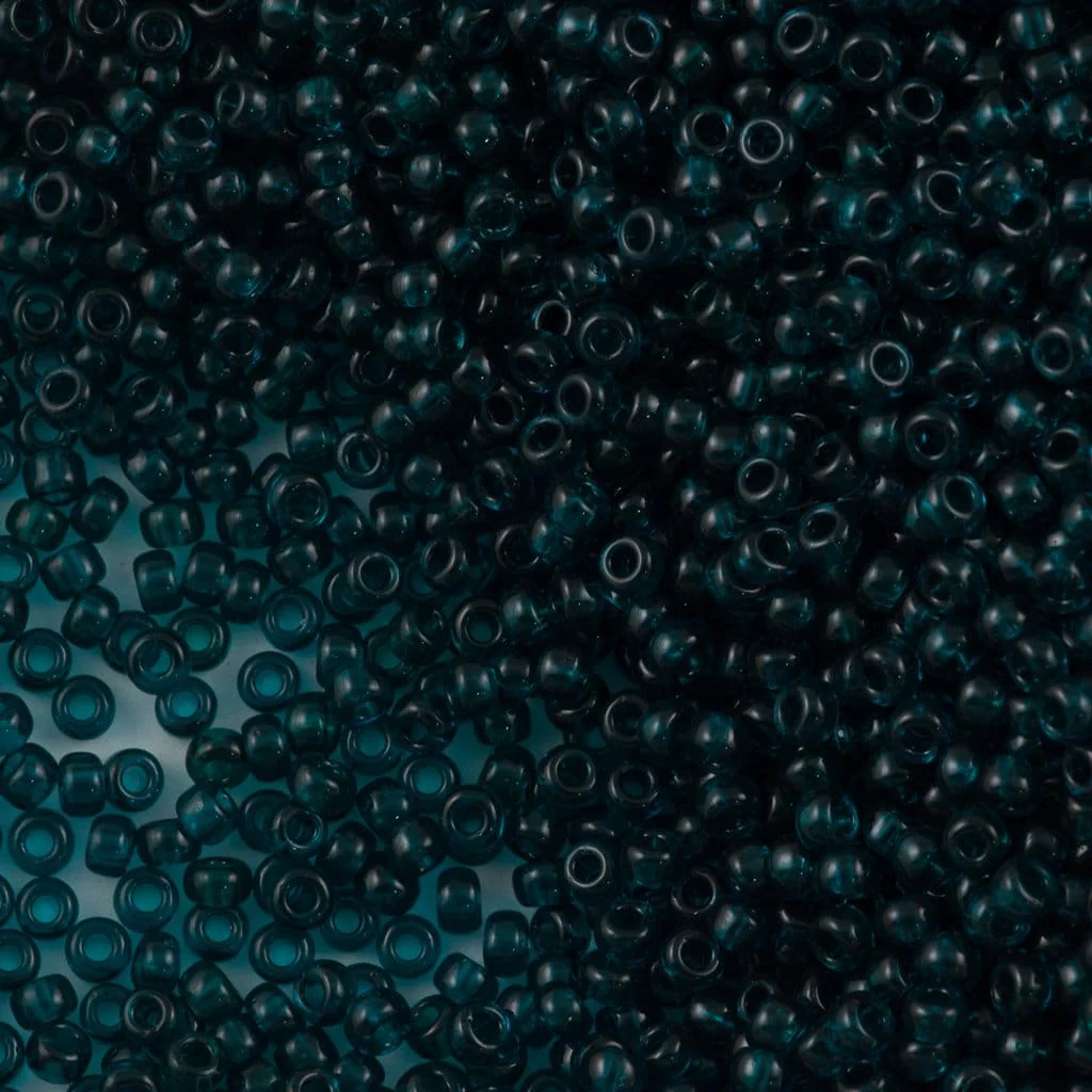 Miyuki Seed Beads 11/0 Transparent Dark Teal, 2406-NEW!!!