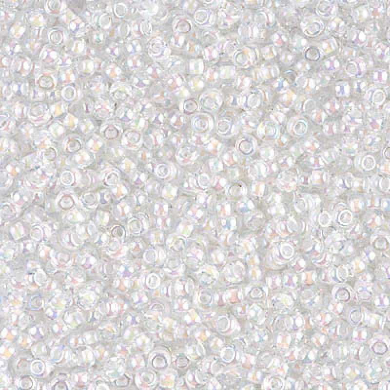 Miyuki Seed Beads 11/0 White Lined Crystal AB ,0284-NEW!!!