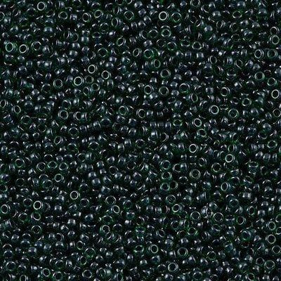 Miyuki Seed Beads 15/0, 2241 - Lined Emerald Luster, 10 Gr