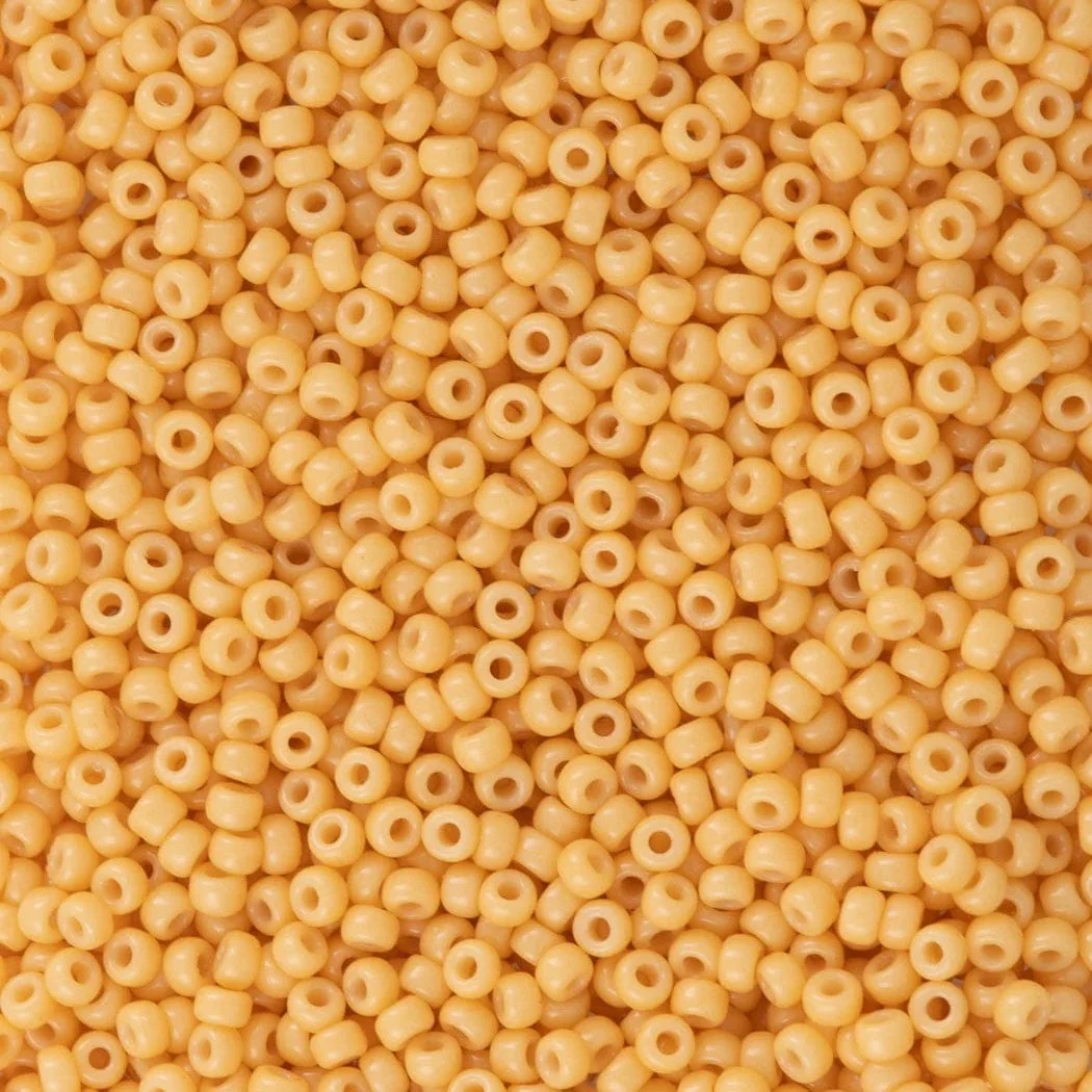 Miyuki Seed Beads 15/0 Duracoat Opaque Banana, 4452