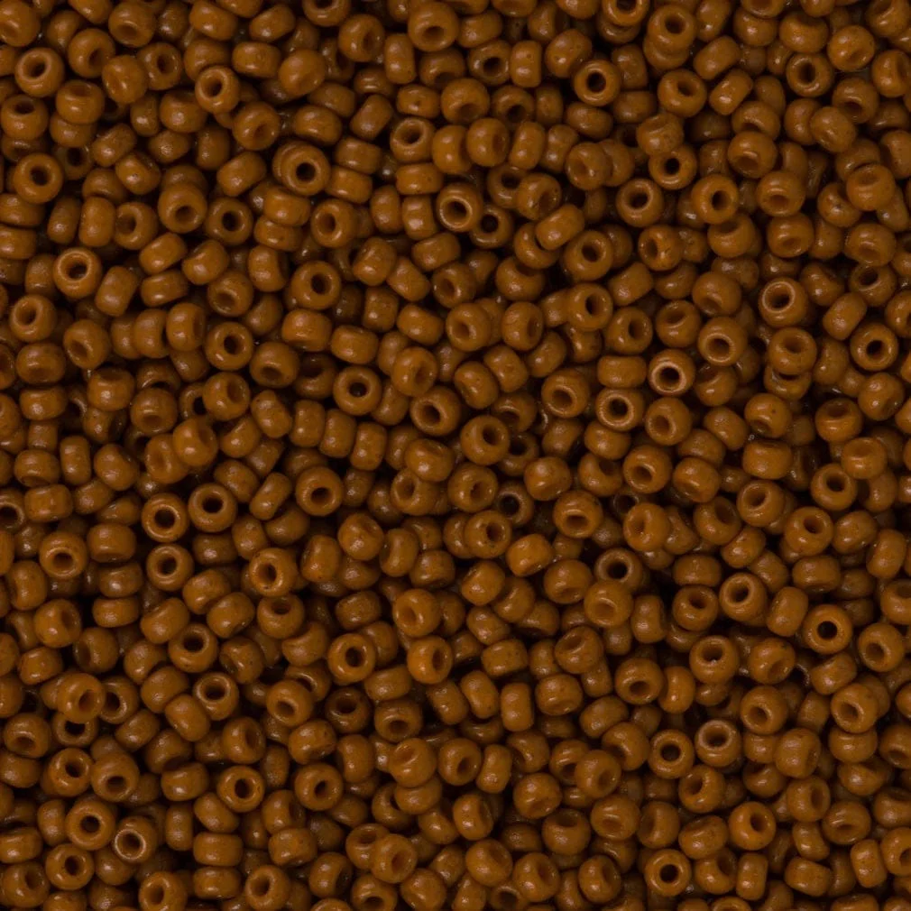 Miyuki Seed Beads 15/0 Duracoat Opaque Sienna, 4459
