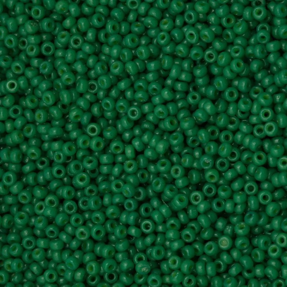 Miyuki Seed Beads 15/0 Duracoat Opaque Spruce, 4477