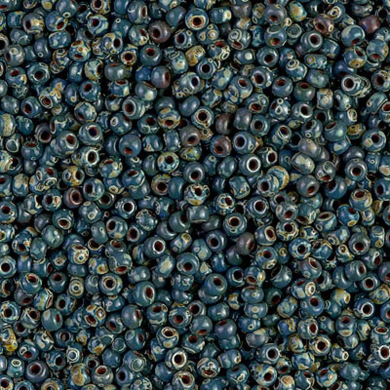 Miyuki Seed Beads 6/0 Picasso Opaque Montana 4516