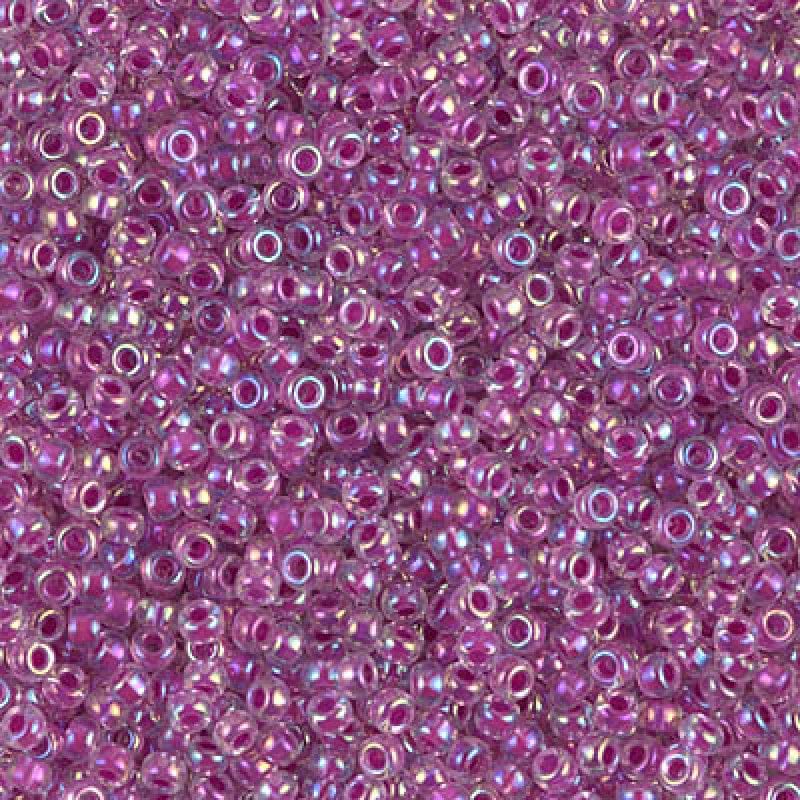 Miyuki Seed Beads 6/0 Raspberry Lined Crystal AB 0264