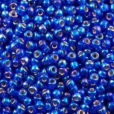 Miyuki Seed Beads 6/0 Silver Lined Cobalt AB 1020