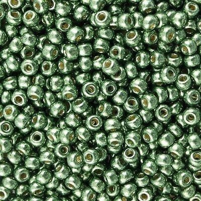 Miyuki Seed Beads 8/0 Duracoat Galvanized Sea Green, 4215-NEW!!!