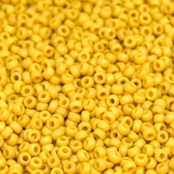 Miyuki Seed Beads 8/0 Matted Opaque Canary , 2311-NEW!!!