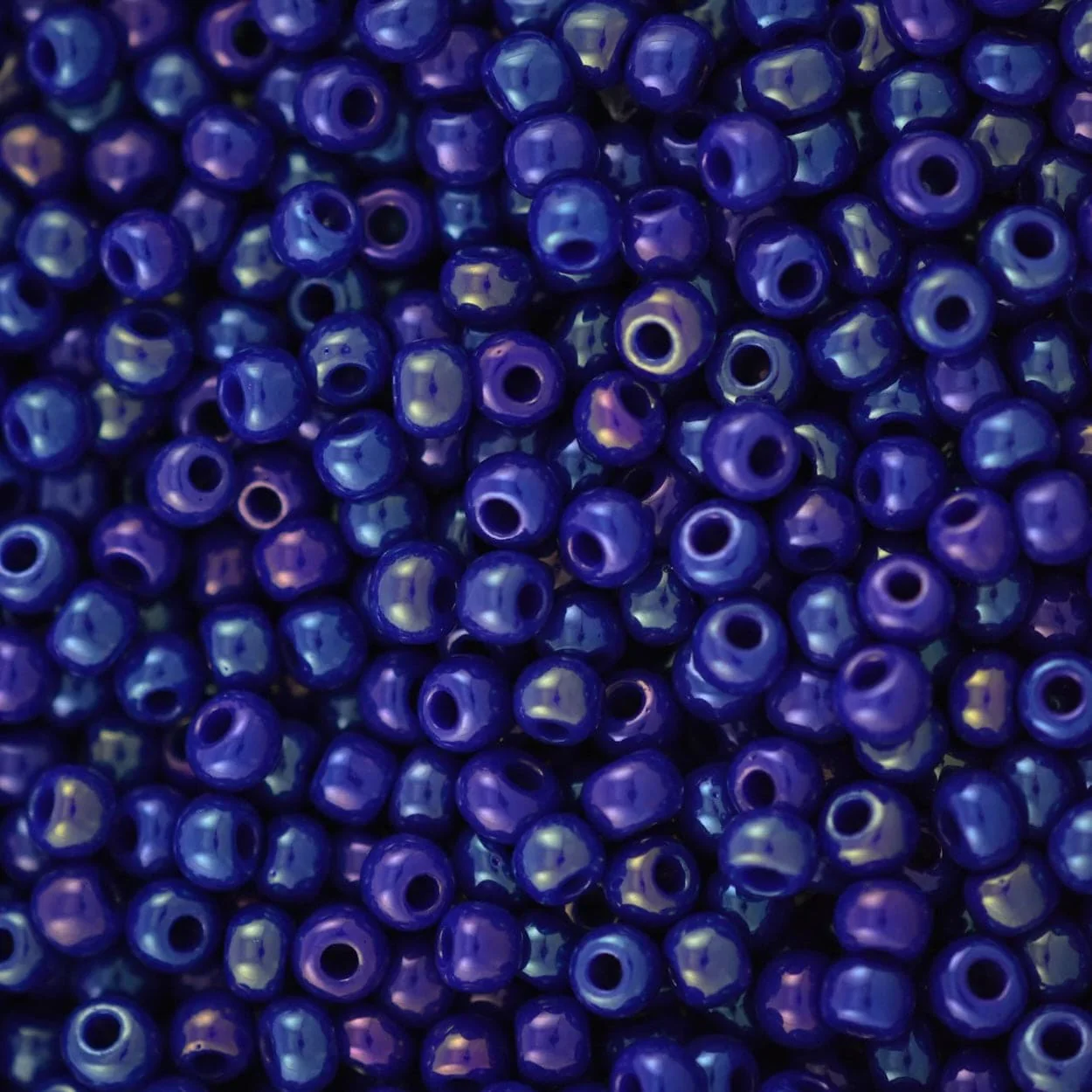 Miyuki Seed Beads 8/0 Opaque Cobalt Luster ,1945