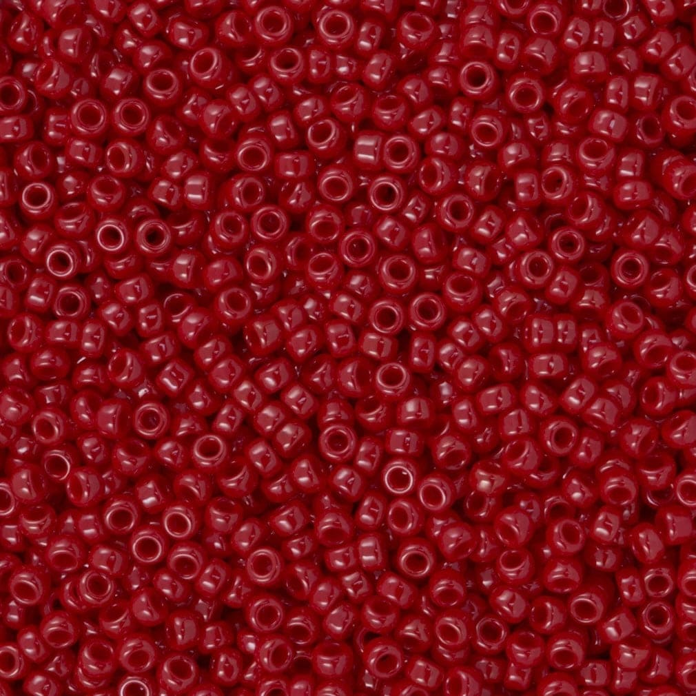 Miyuki Seed Beads 8/0 Red Opaque Luster ,0426