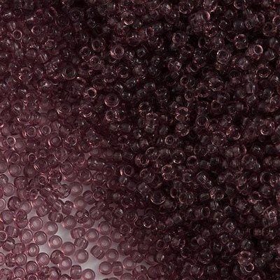 Miyuki Seed Beads 8/0 Transparent Smoky Amethyst, 0142