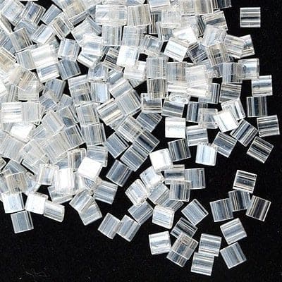 Miyuki Tila Beads TL0160 Crystal Lustered,