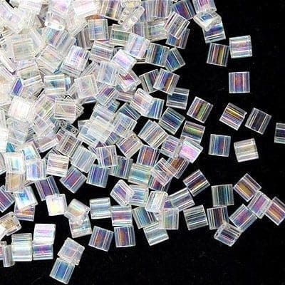 Miyuki Tila Beads TL0250 Crystal AB,