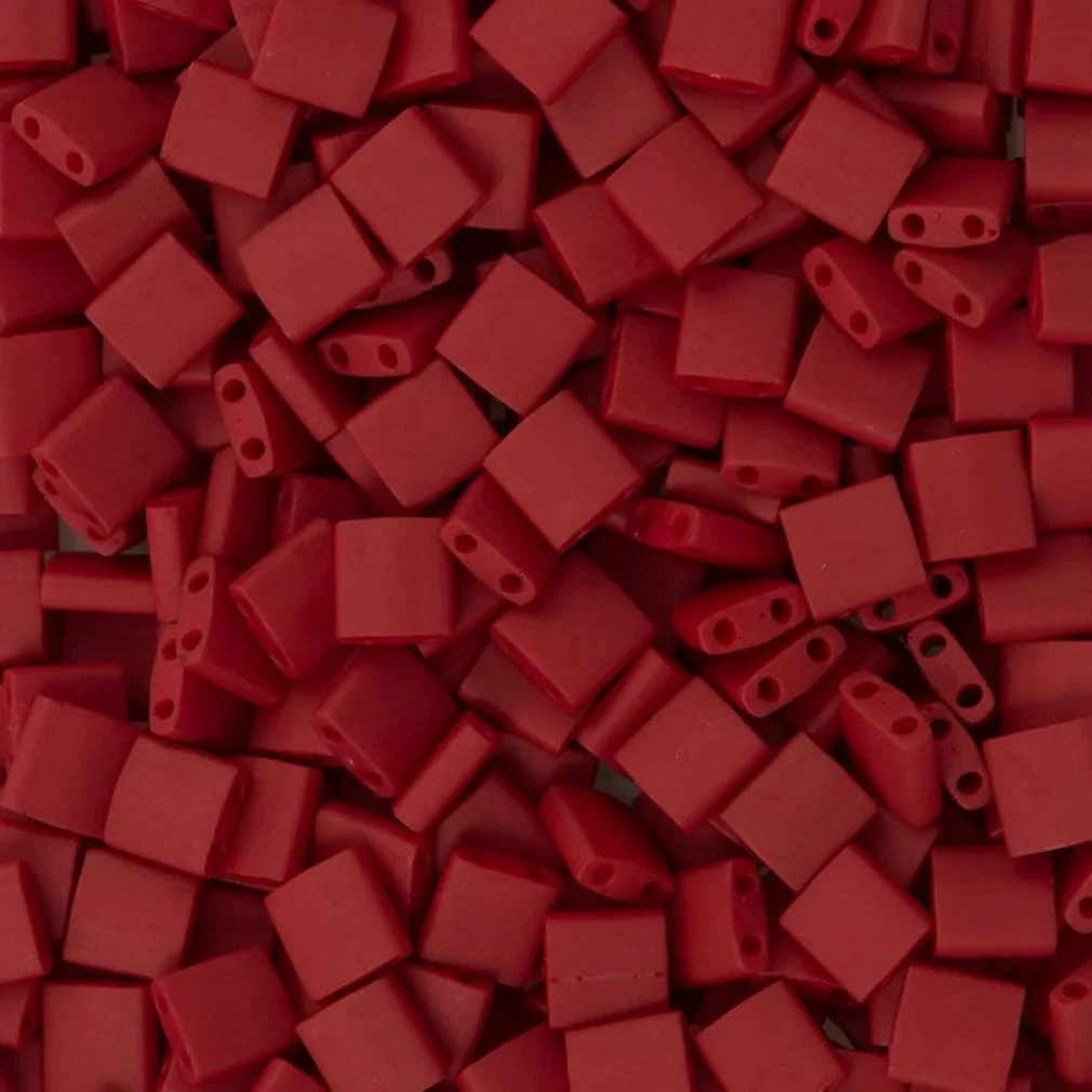 Miyuki Tila Beads TL2040 - Matted Metallic Dk.Maroon,