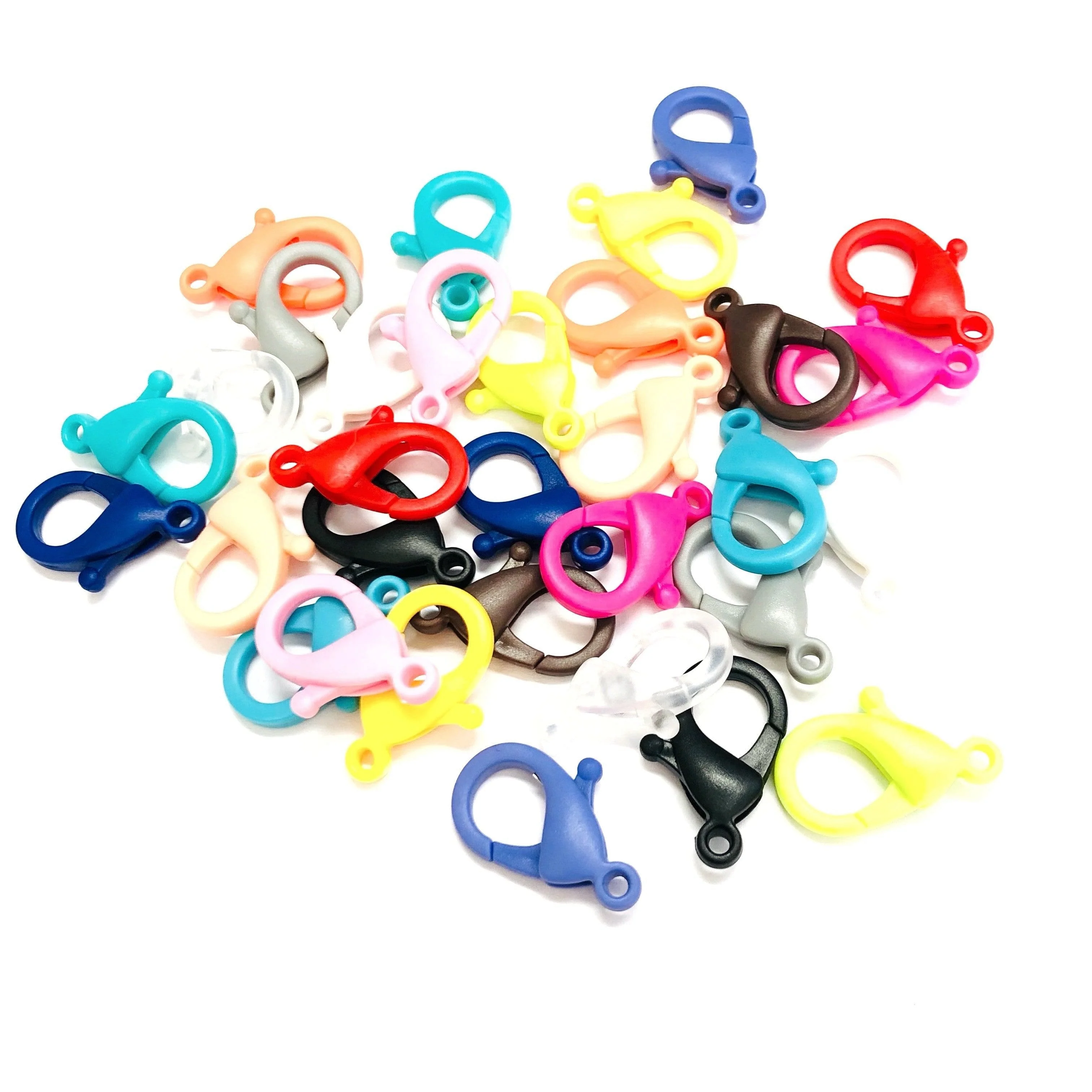 Neon Green Lobster Clasps, Acrylic Clasp, Eye Glass Holder Clasp, Phone Chain Clasp, 5 pcs in a pack - Image 2