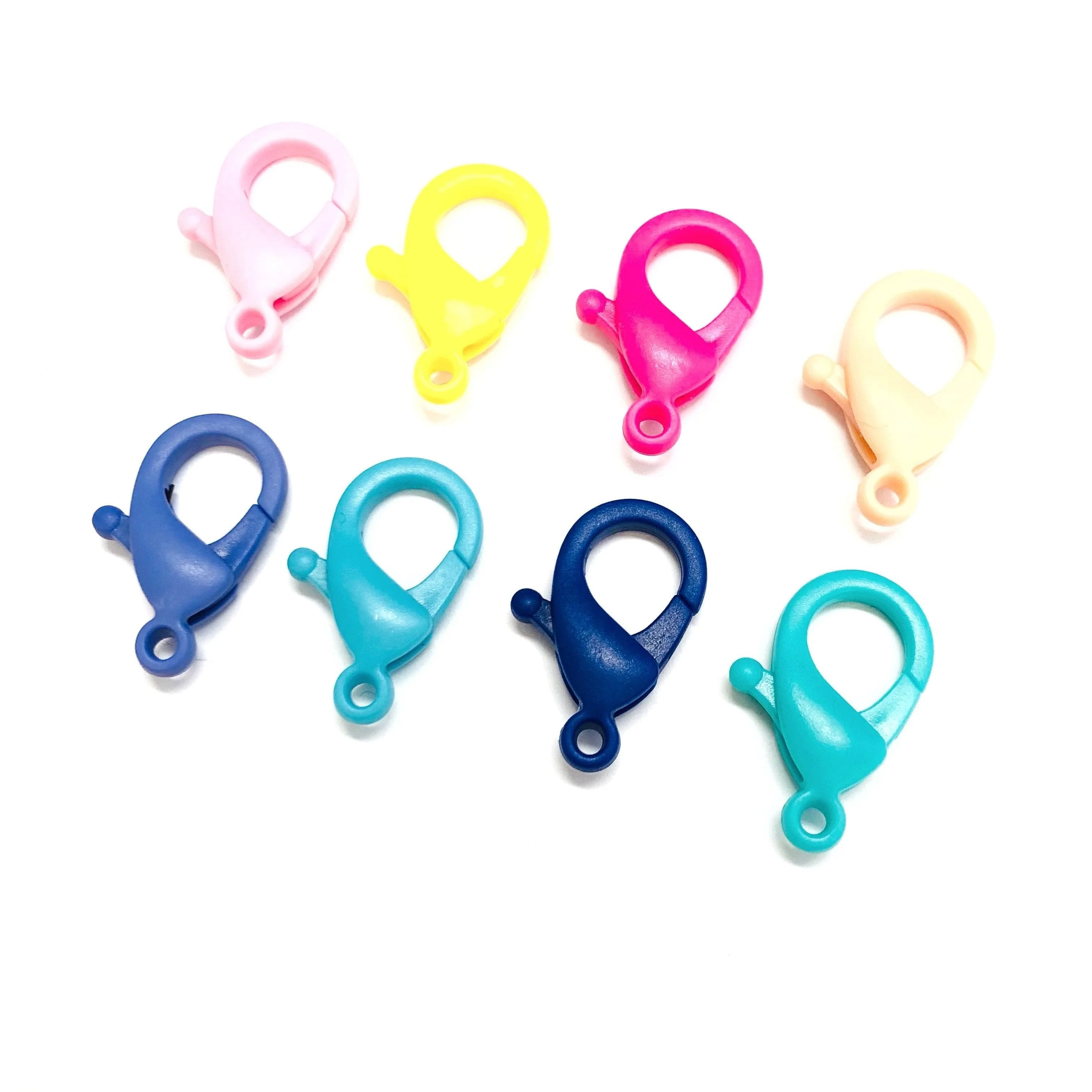 Neon Green Lobster Clasps, Acrylic Clasp, Eye Glass Holder Clasp, Phone Chain Clasp, 5 pcs in a pack - Image 3