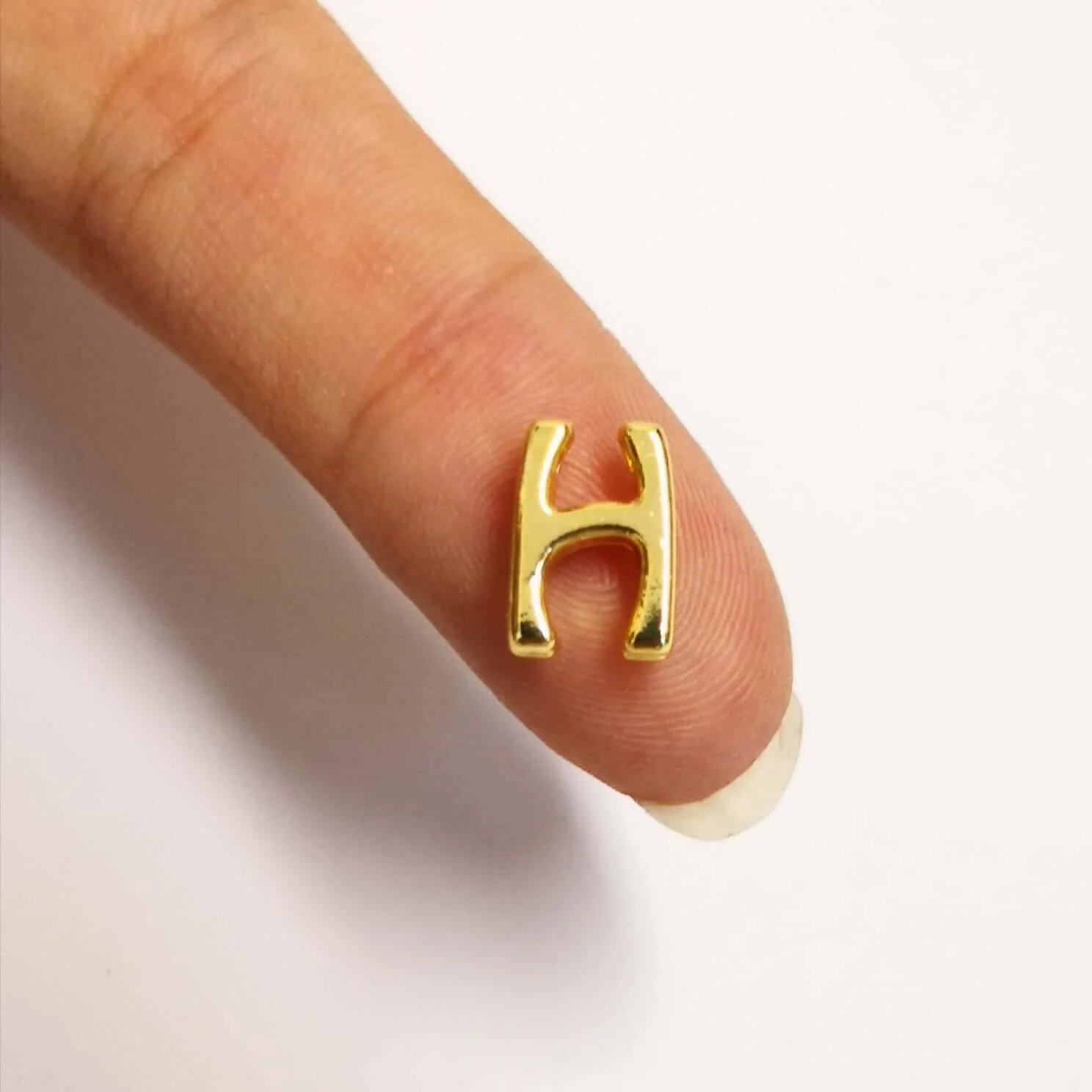 NEW!!! 24Kt Gold Plated Initial Charms, Gold Alphabet Letter Charms - Image 6