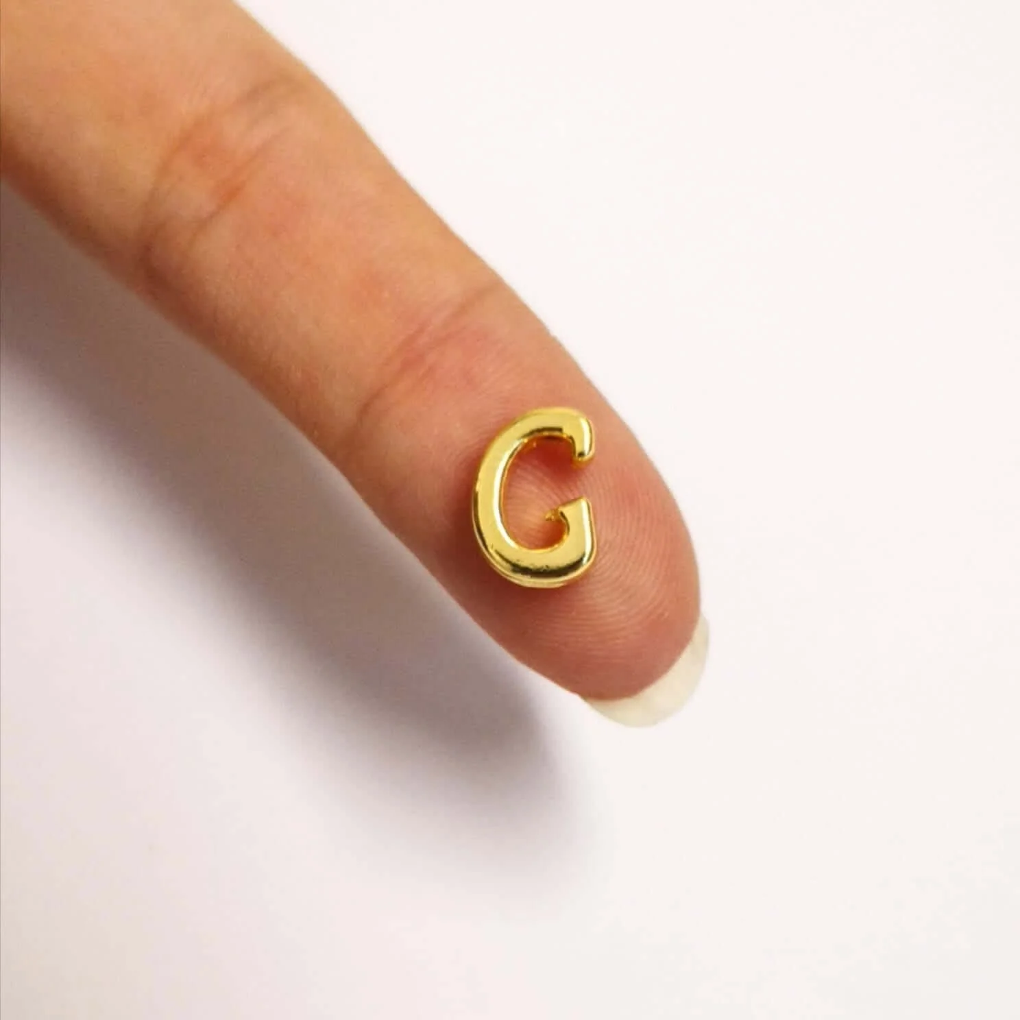 NEW!!! 24Kt Gold Plated Initial Charms, Gold Alphabet Letter Charms - Image 8