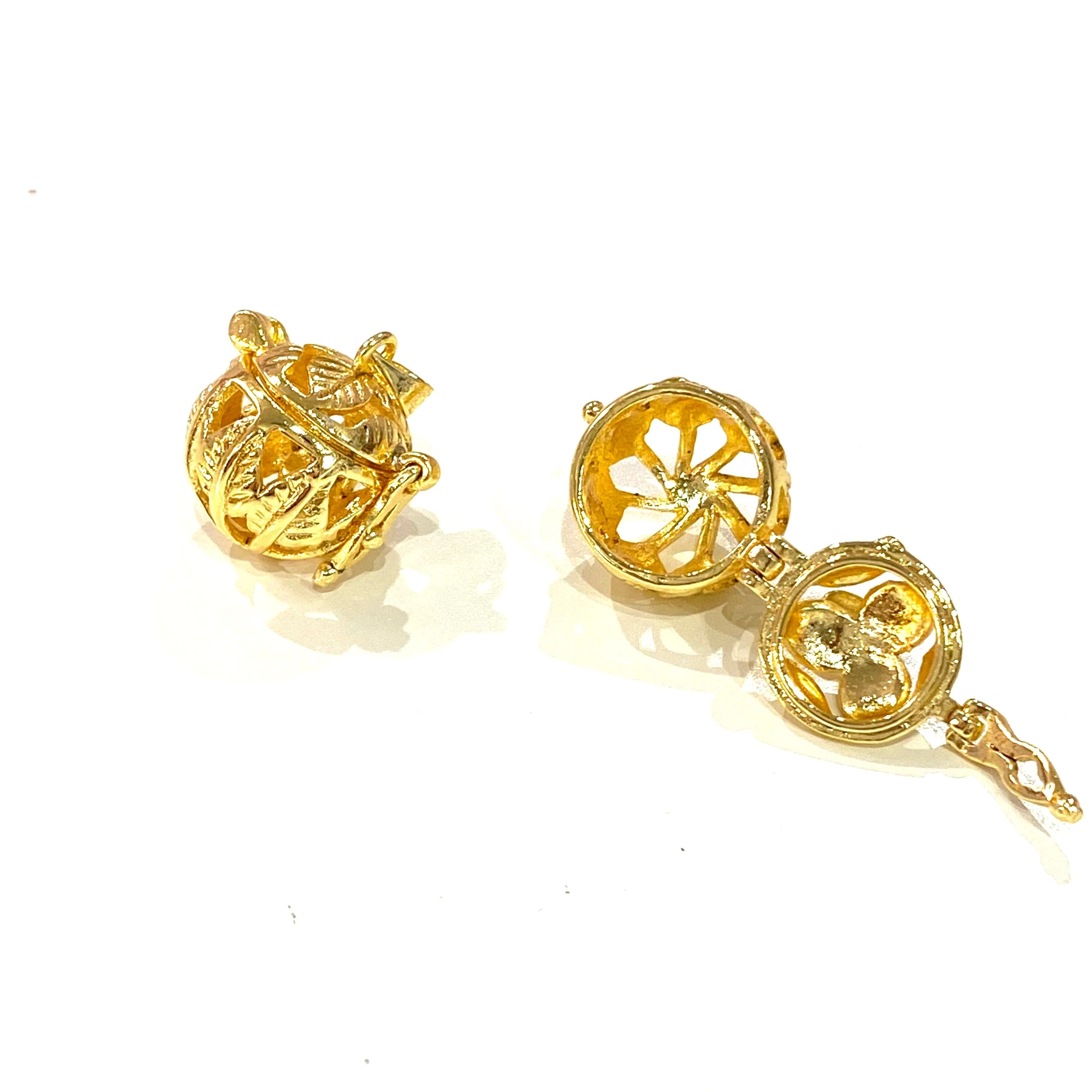 Pandora's Box 24Kt Gold Plated Brass Pendant - Image 3