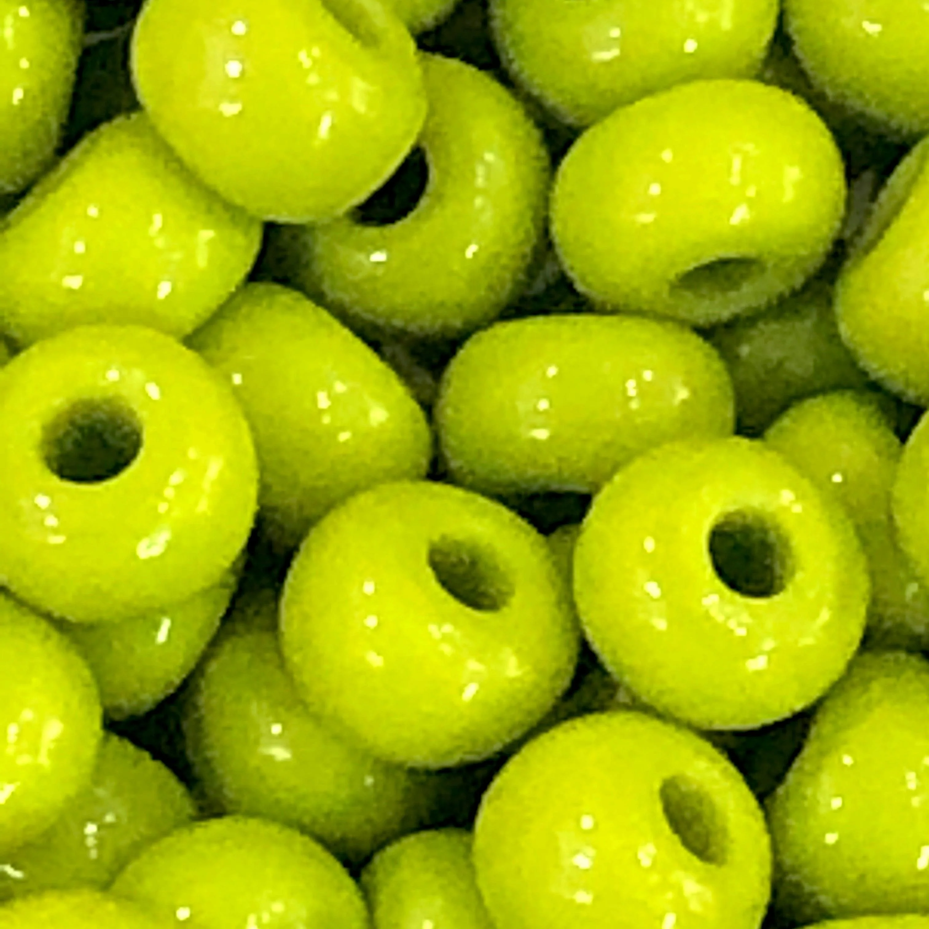 Preciosa Seed Beads 6/0 Rocailles-Round Hole 20 gr, 53430 Opaque Olivine Green - Image 2
