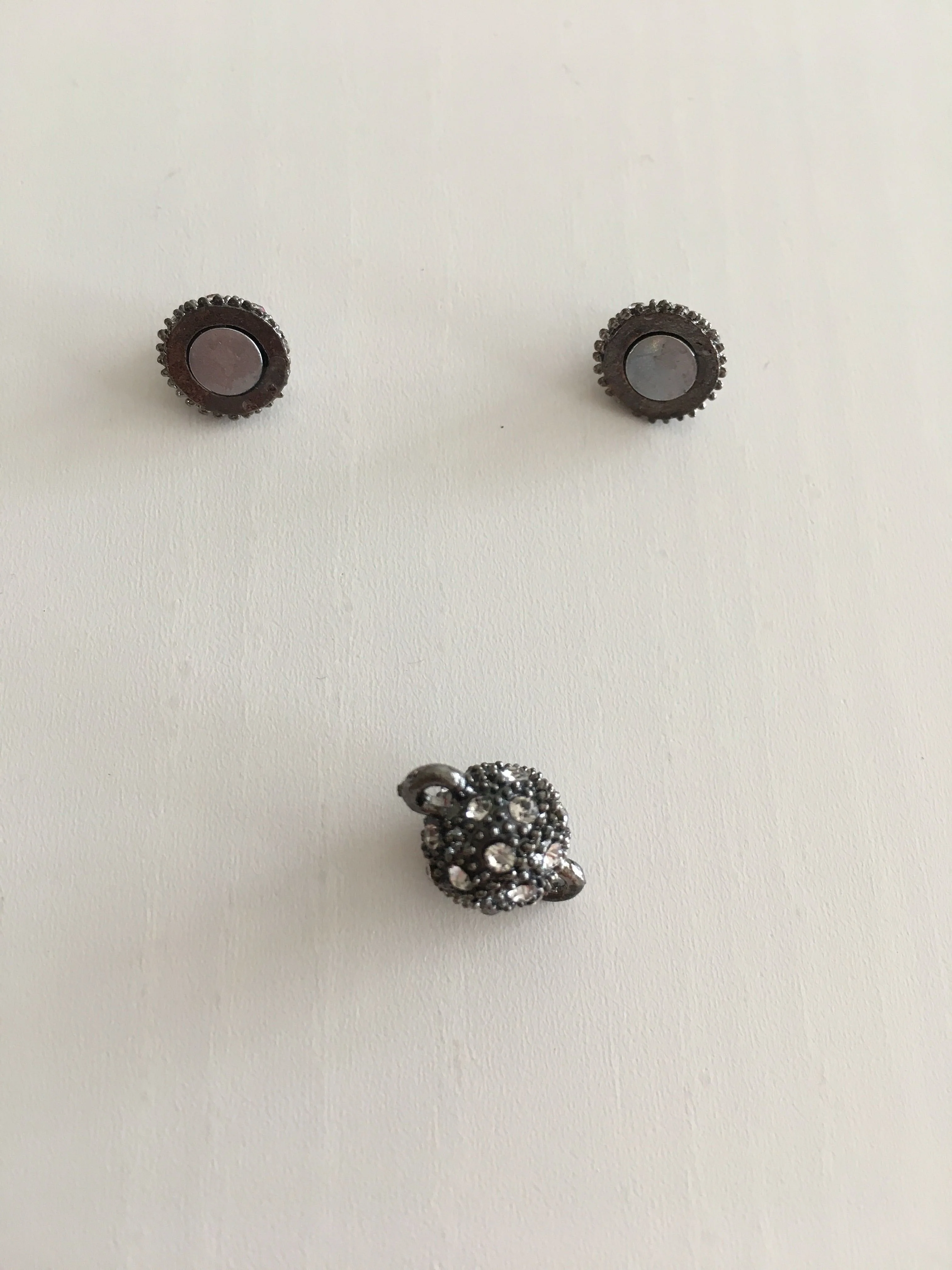 Rhinestone Magnetic Clasps, Magnetic Necklace Clasps, Magnetic Bracelet Clasps, Gold Magnetic Clasps - Image 4