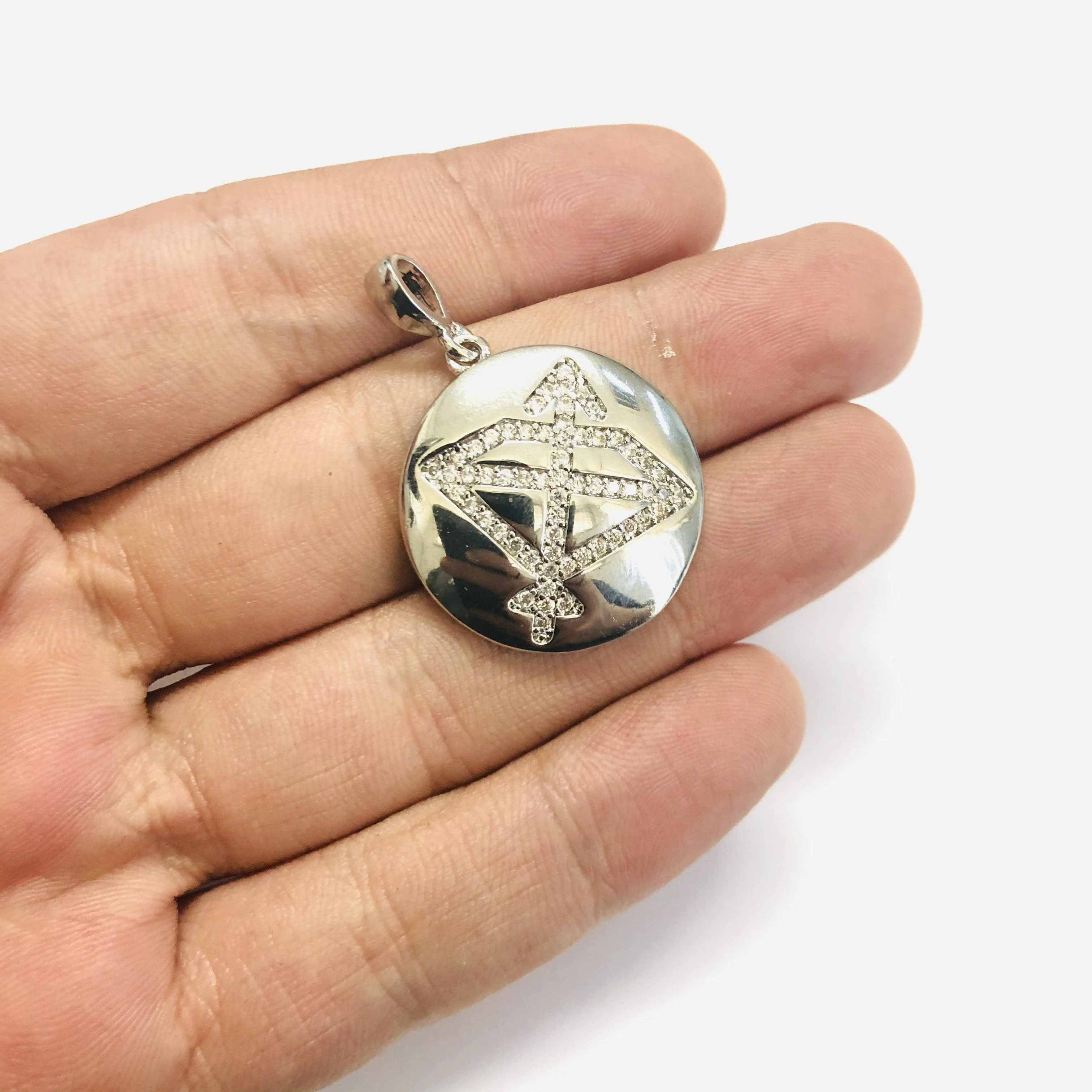 Rhodium Plated Brass Zodiac Horoscope Sign, Constellation Medallion Pendant, Celestial Astrology Charm for Necklace Jewelry Making - Image 10