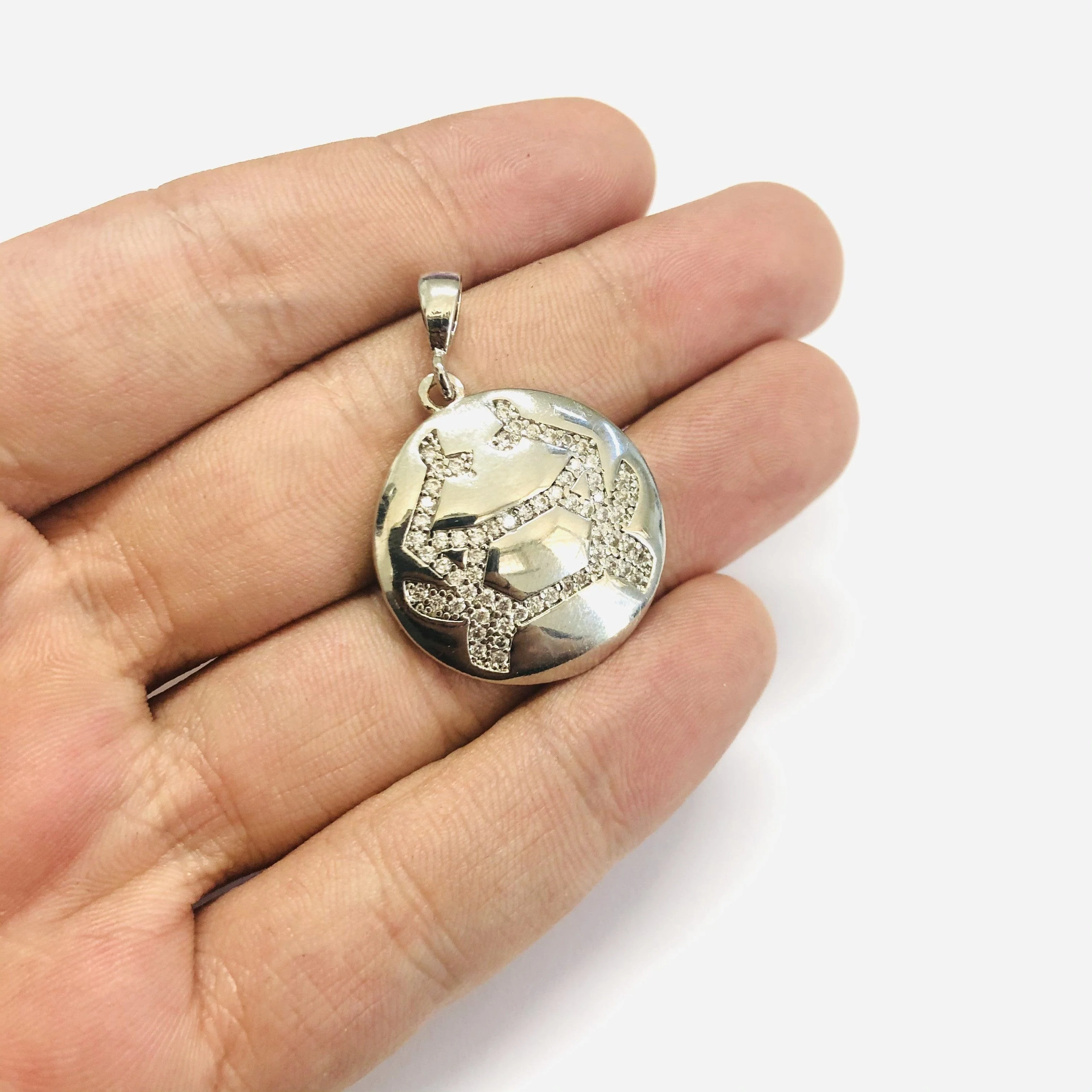 Rhodium Plated Brass Zodiac Horoscope Sign, Constellation Medallion Pendant, Celestial Astrology Charm for Necklace Jewelry Making - Image 11