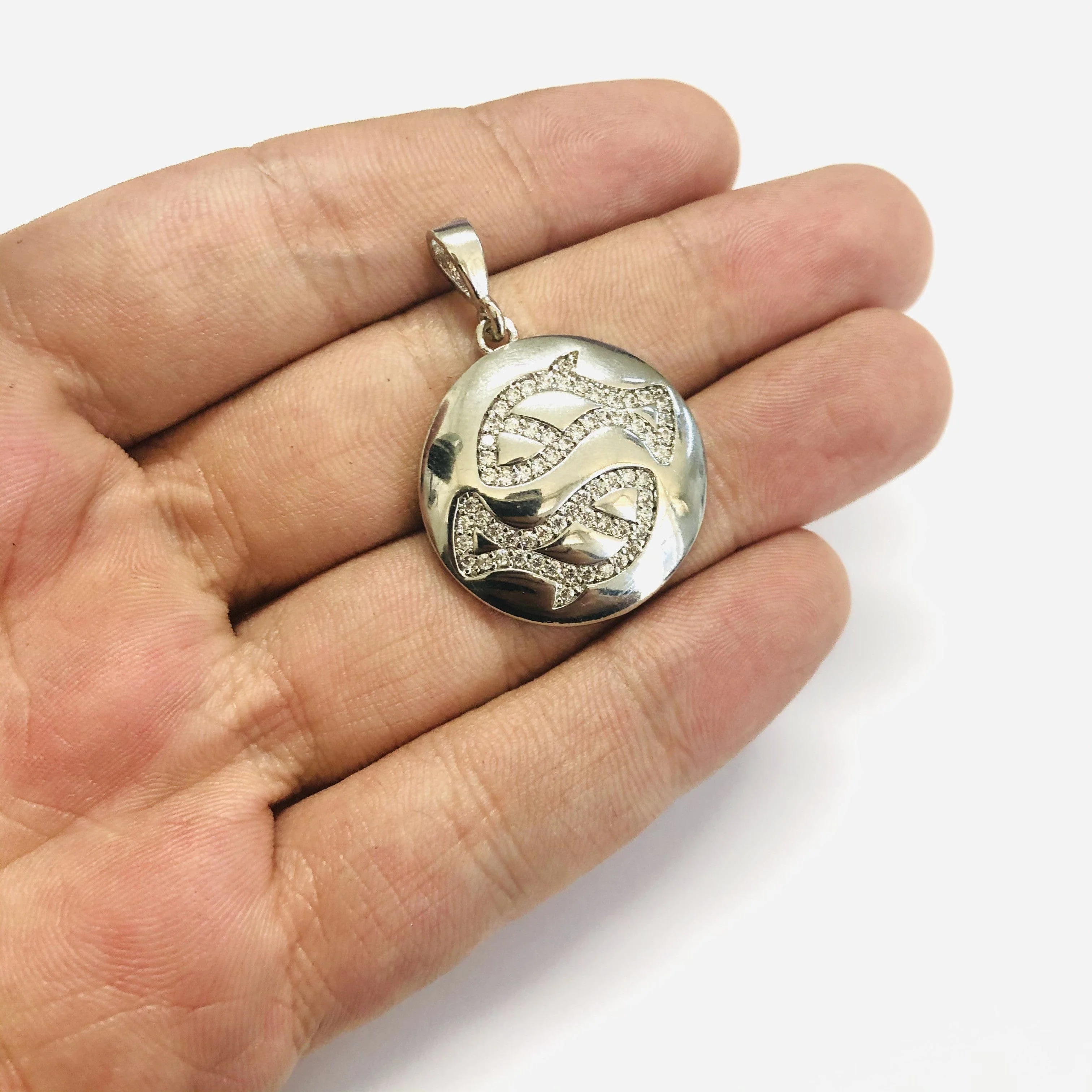 Rhodium Plated Brass Zodiac Horoscope Sign, Constellation Medallion Pendant, Celestial Astrology Charm for Necklace Jewelry Making - Image 3