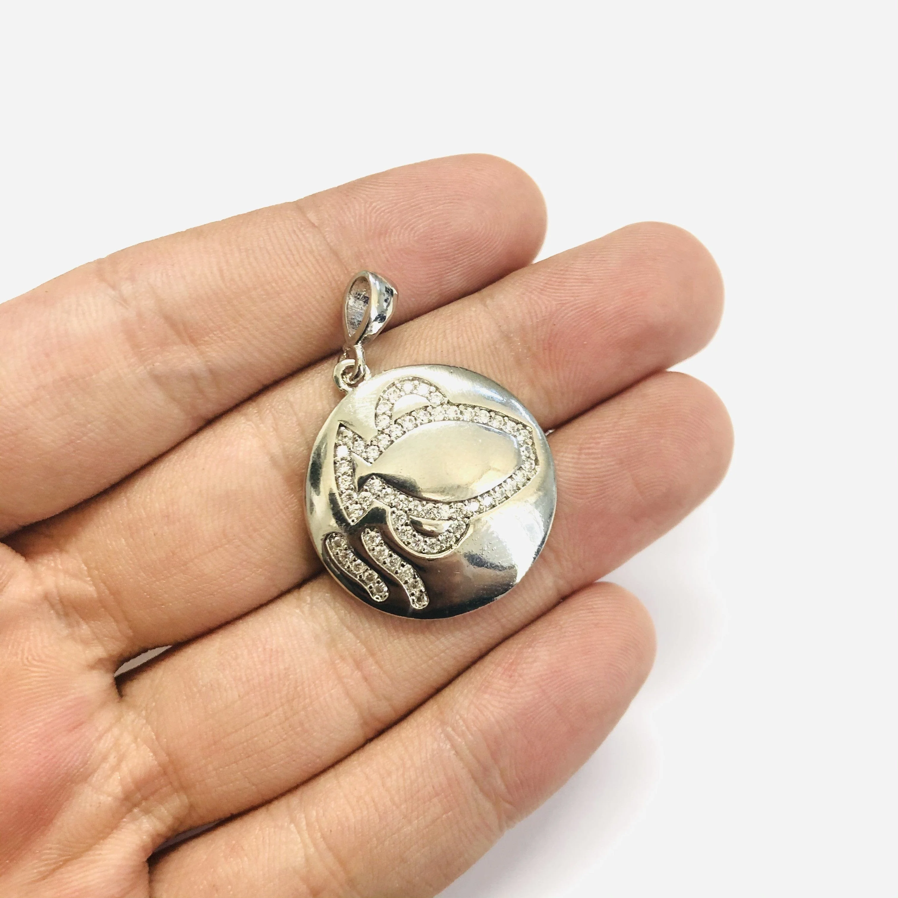 Rhodium Plated Brass Zodiac Horoscope Sign, Constellation Medallion Pendant, Celestial Astrology Charm for Necklace Jewelry Making - Image 8