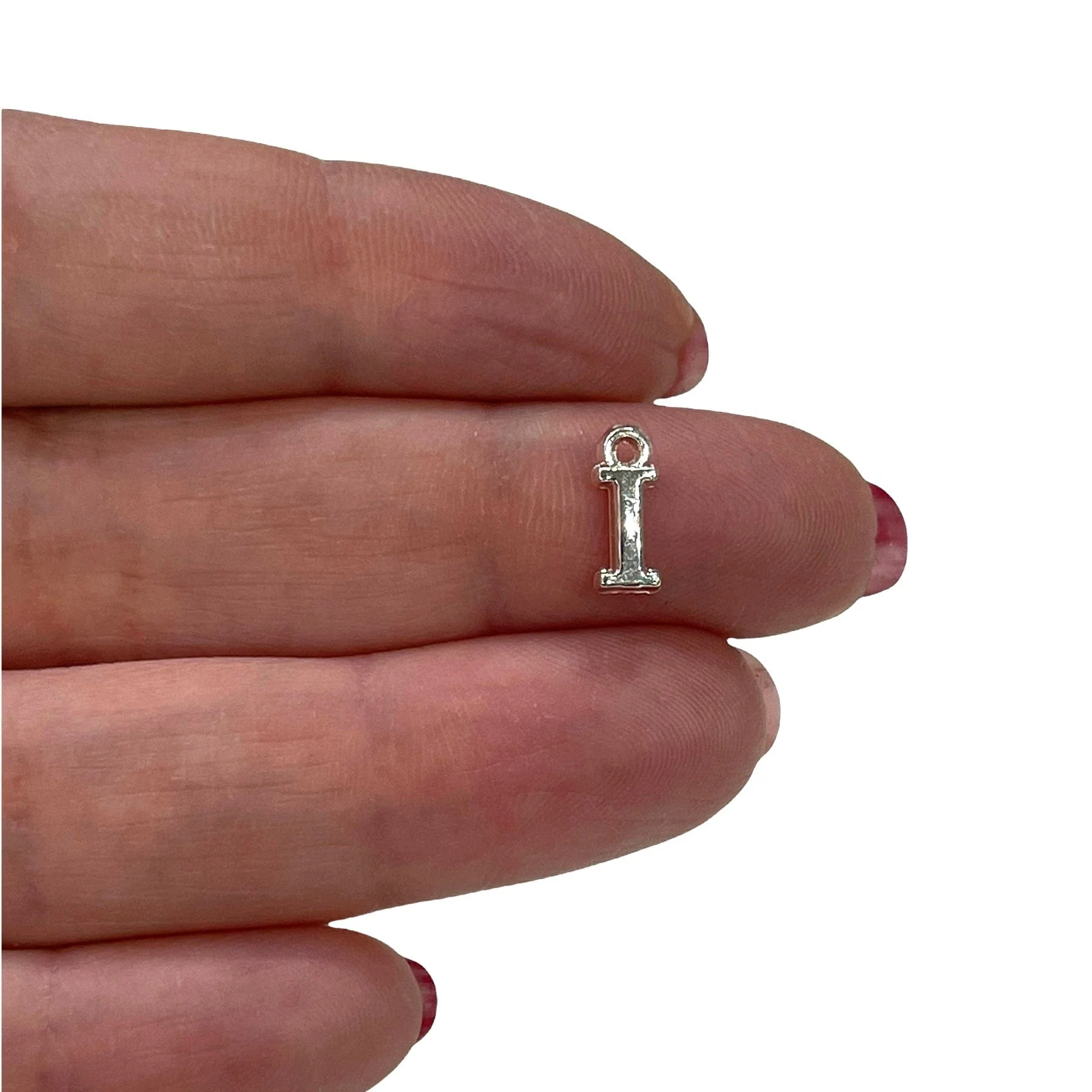 Silver Plated Brass Initial Charms - Image 10