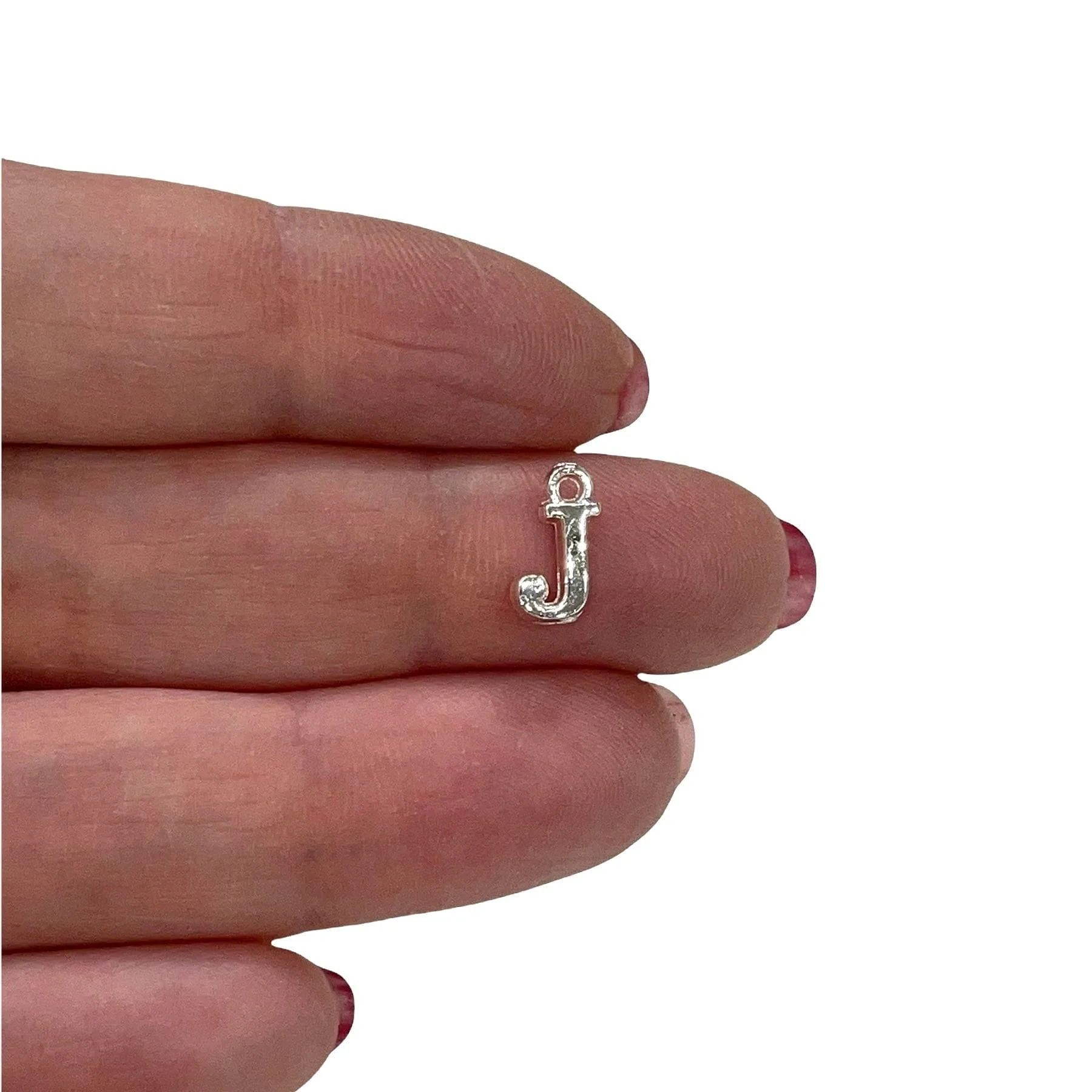 Silver Plated Brass Initial Charms - Image 11