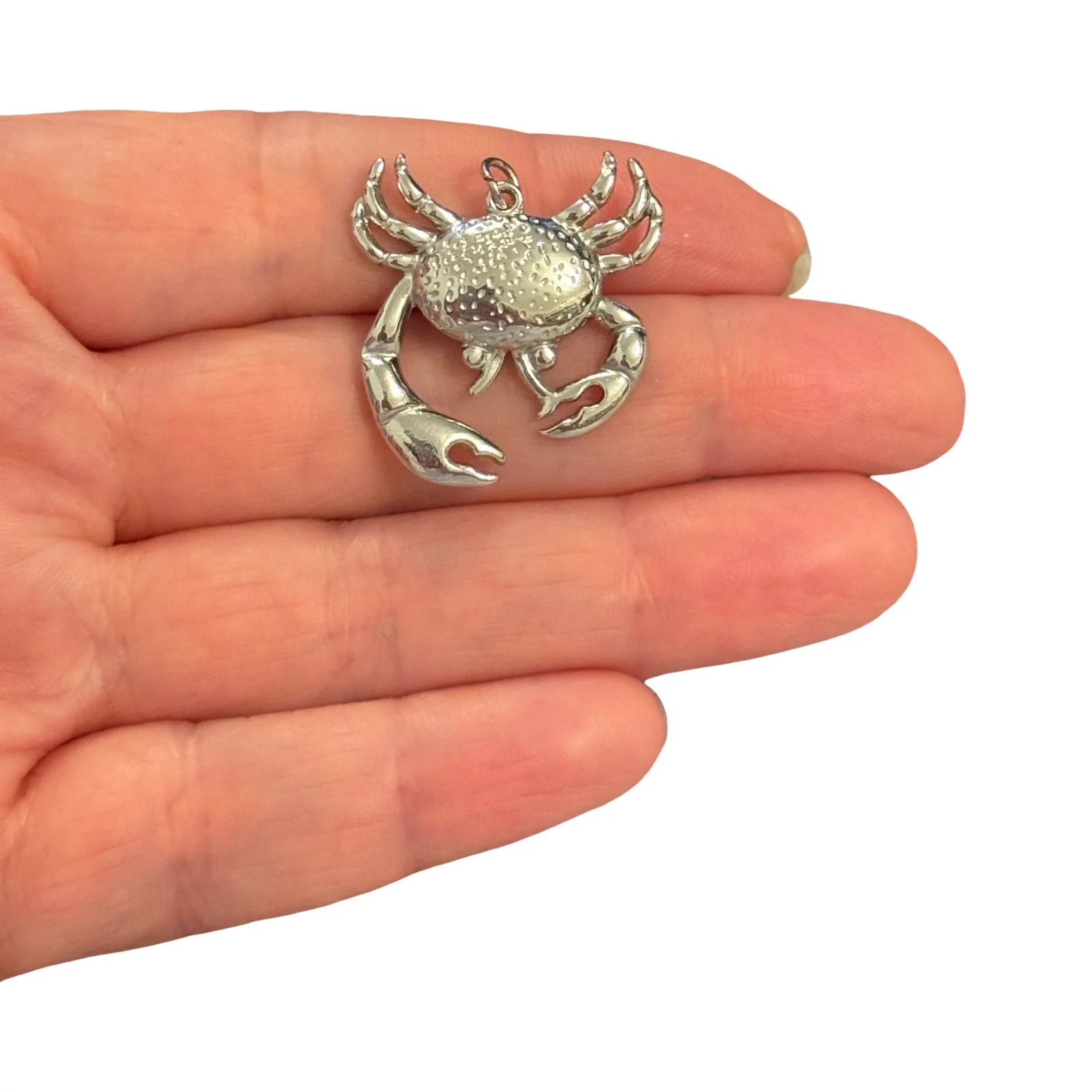 Waterproof 316L Stainless Steel Crab Pendant