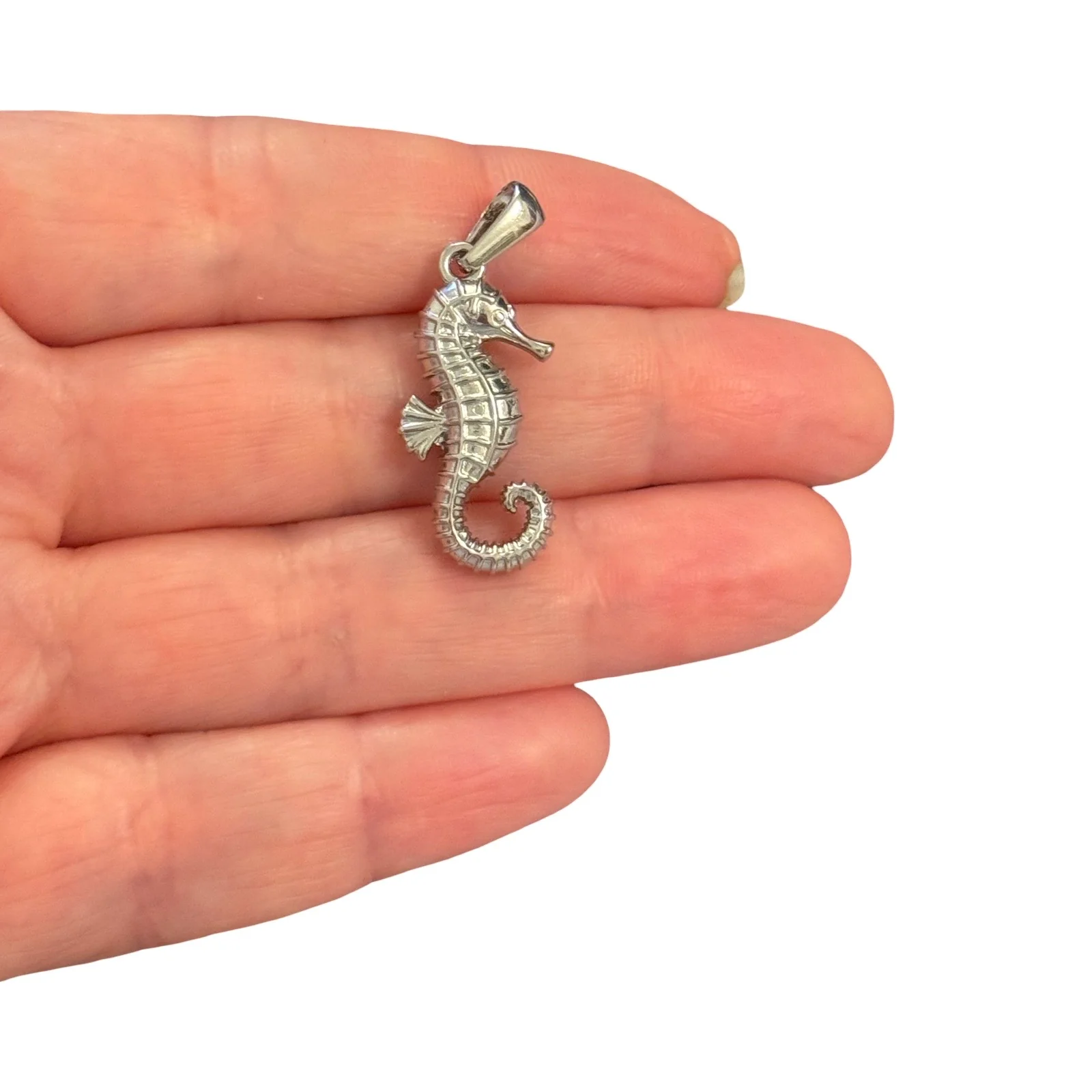 Waterproof 316L Stainless Steel Seahorse Pendant